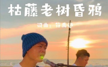 枯藤老树昏鸦吉他谱_符禹迅_C调原版弹唱谱_图片六线谱