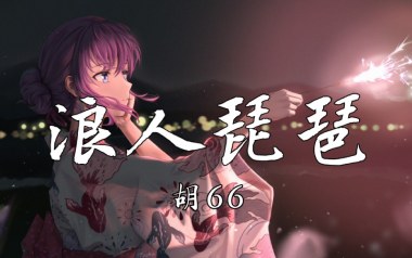 浪人琵琶吉他谱_胡66_C调指法拍弦版弹唱谱_图片六线谱