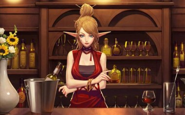 月光酒馆指弹谱_DNF背景音乐_吉他指弹谱_独奏六线谱