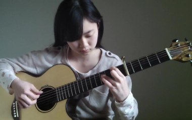 Snow Flower指弹吉他谱_奏帆_吉他独奏谱_吉他指弹