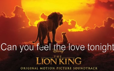 Can You Feel The Love Tonight指