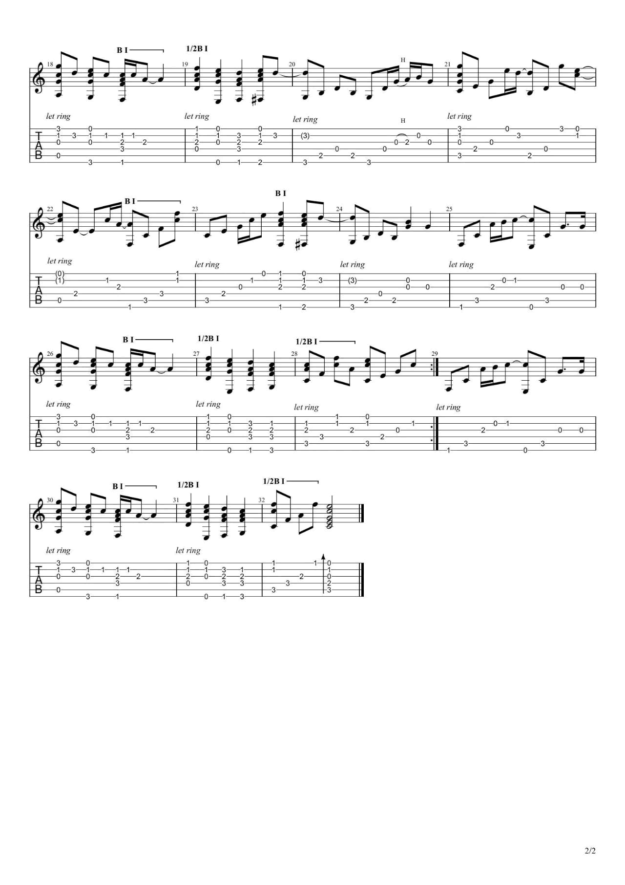 Can-You-Feel-The-Love-Tonight指弹吉他谱2