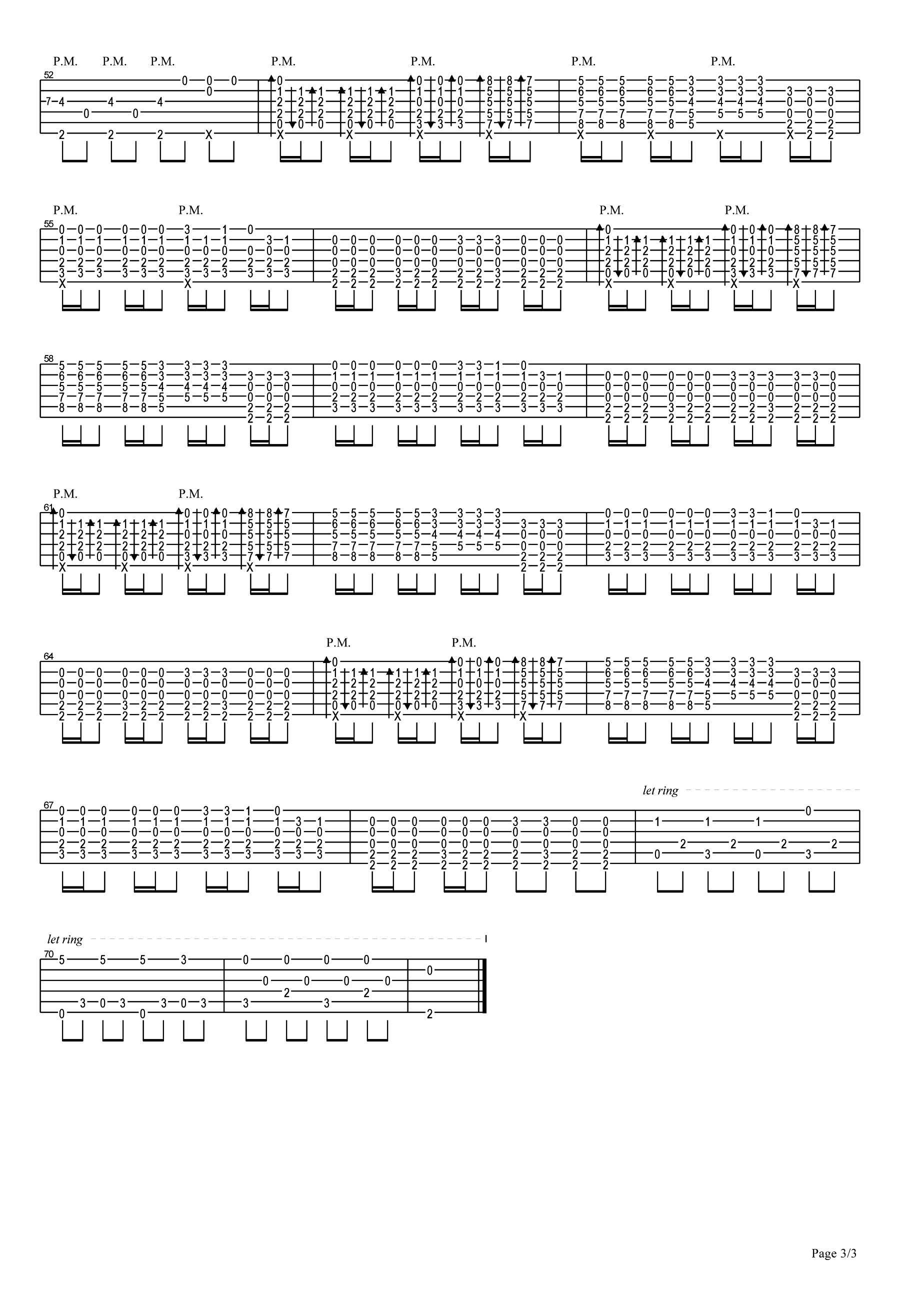 Faded指弹吉他谱3-Alan-Walker